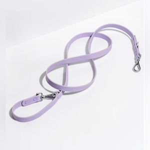 Lilac Poly-Coated Nylon Dog Leash & Collar Set (Size M & S)